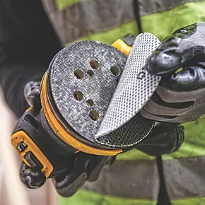 DeWalt DCW210N-XJ 125mm 18V Li-Ion XR Brushless Cordless Random Orbital Sander - Bare Unit 6 DeWalt DCW210N-XJ 125mm 18V Li-Ion XR Brushless Cordless Random Orbital Sander - Bare Unit - Image 6