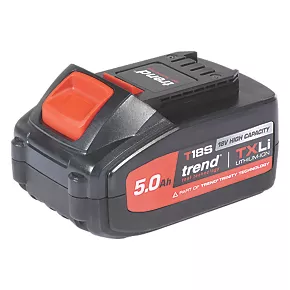 Trend T18S/BA5A 18V 5.0Ah Li-Ion TXLi Heavy Duty Battery | High-Performance Power Tool Battery 1 Trend T18S/BA5A 18V 5.0Ah Li-Ion TXLi Heavy Duty Battery | High-Performance Power Tool Battery