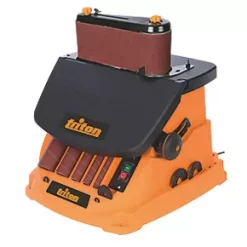 Triton TSPST450 4" 450W Electric Oscillating Spindle & Belt Sander 240V - Professional Woodworking Tool