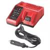 Milwaukee M12-18 AC 12/18V Li-Ion RedLithium In-Car Charger - Fast & Efficient Power Tool Charger