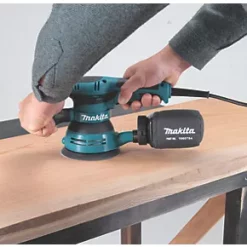 Makita BO5041/2 125mm Electric Random Orbit Sander 240V - Efficient & Reliable Power Tool -Power Tool Batteries Shop 48638 A4