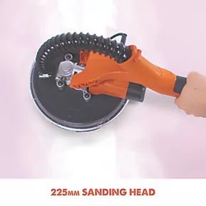 Evolution R225DWS 225mm Electric Drywall Sander | 220-240V | Professional Drywall Sanding Tool 5 Evolution R225DWS 225mm Electric Drywall Sander | 220-240V | Professional Drywall Sanding Tool - Image 5