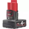 Milwaukee M12 B4 12V 4.0Ah Li-Ion RedLithium Battery - High-Performance Power Tool Battery