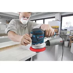 Bosch GEX 40-150 150mm Electric Random Orbit Sander 240V - High-Performance Sanding Tool -Power Tool Batteries Shop 774XK A3