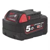 Milwaukee M18 B5 18V 5.0Ah Li-Ion RedLithium Battery | High-Power Performance for Tools