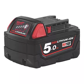 Milwaukee M18 B5 18V 5.0Ah Li-Ion RedLithium Battery | High-Power Performance for Tools 1 Milwaukee M18 B5 18V 5.0Ah Li-Ion RedLithium Battery | High-Power Performance for Tools
