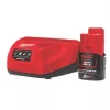 Refurb Milwaukee M12 NRG-201 12V 2.0Ah Li-Ion RedLithium Battery & Charger Set - Power Tool Accessories